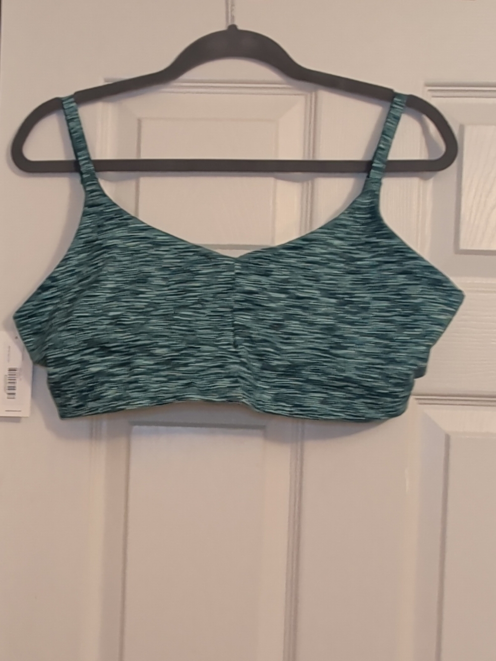 Outdoor Voices Teal Space-Dye Sports Bralette NWT